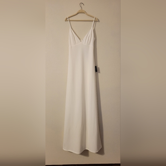 Lulus Dresses White Long Dress From Lulus Brand New It Is Medium